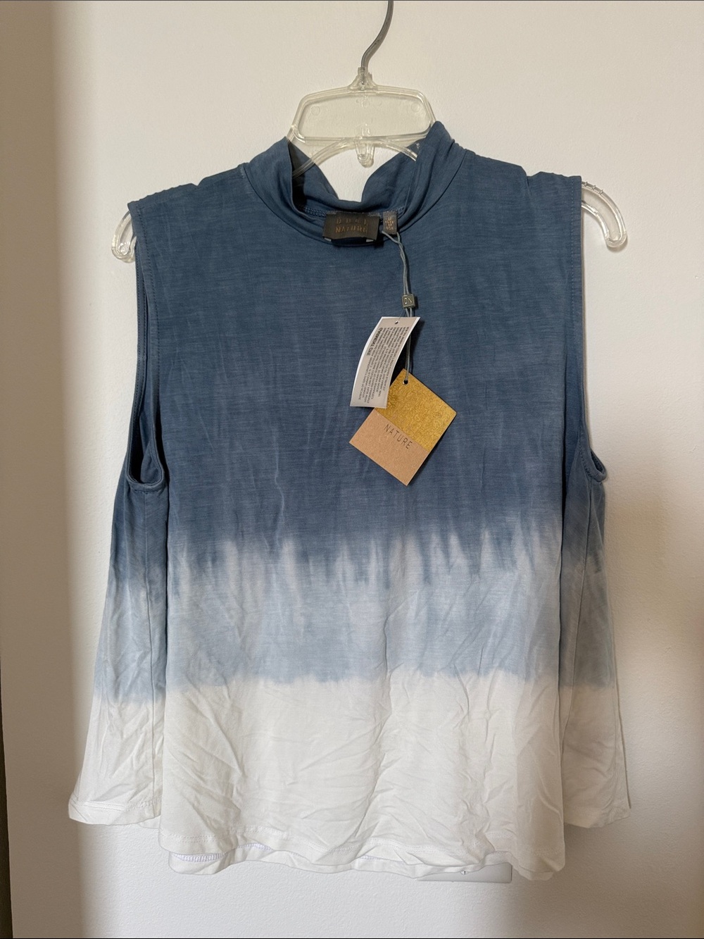 NWT: Blue and White Tank